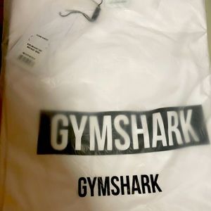 Gymshark block white t shirt